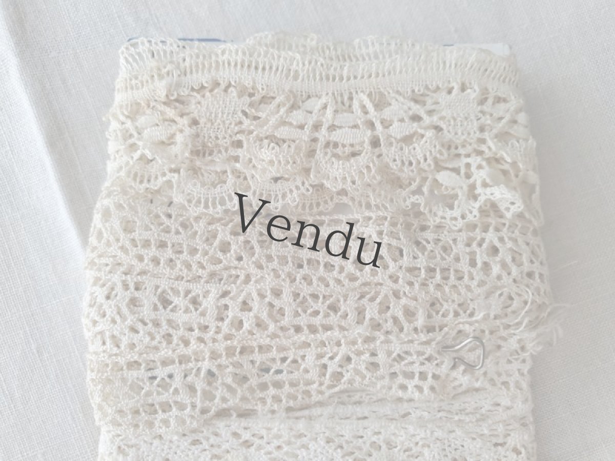 画像4: フランス蚤の市　レース＆メルスリーセット A (4)