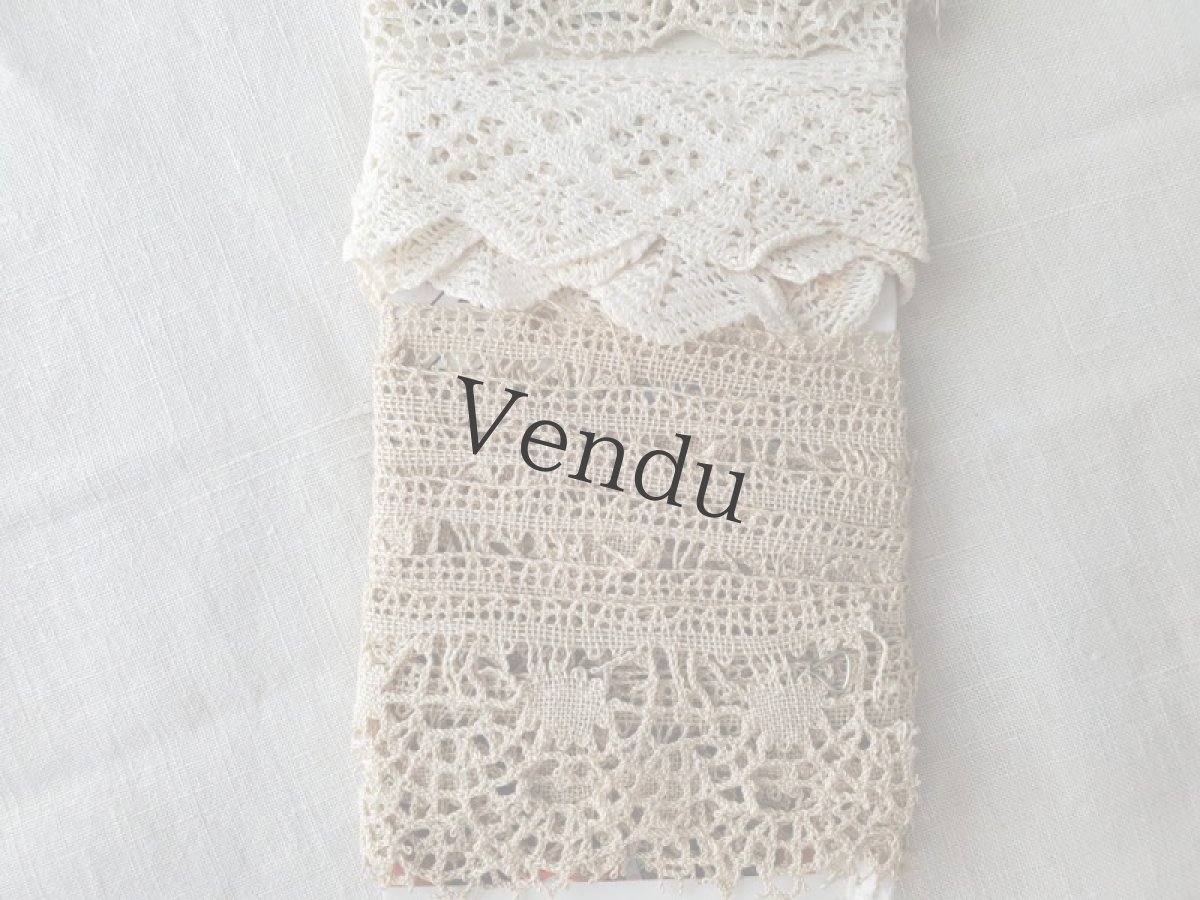 画像5: フランス蚤の市　レース＆メルスリーセット A (5)