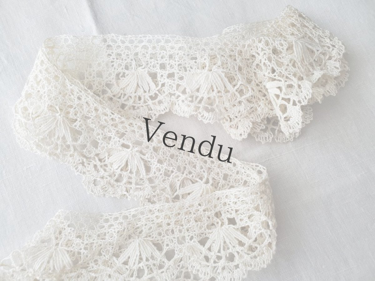画像10: フランス蚤の市　レース＆メルスリーセット A (10)