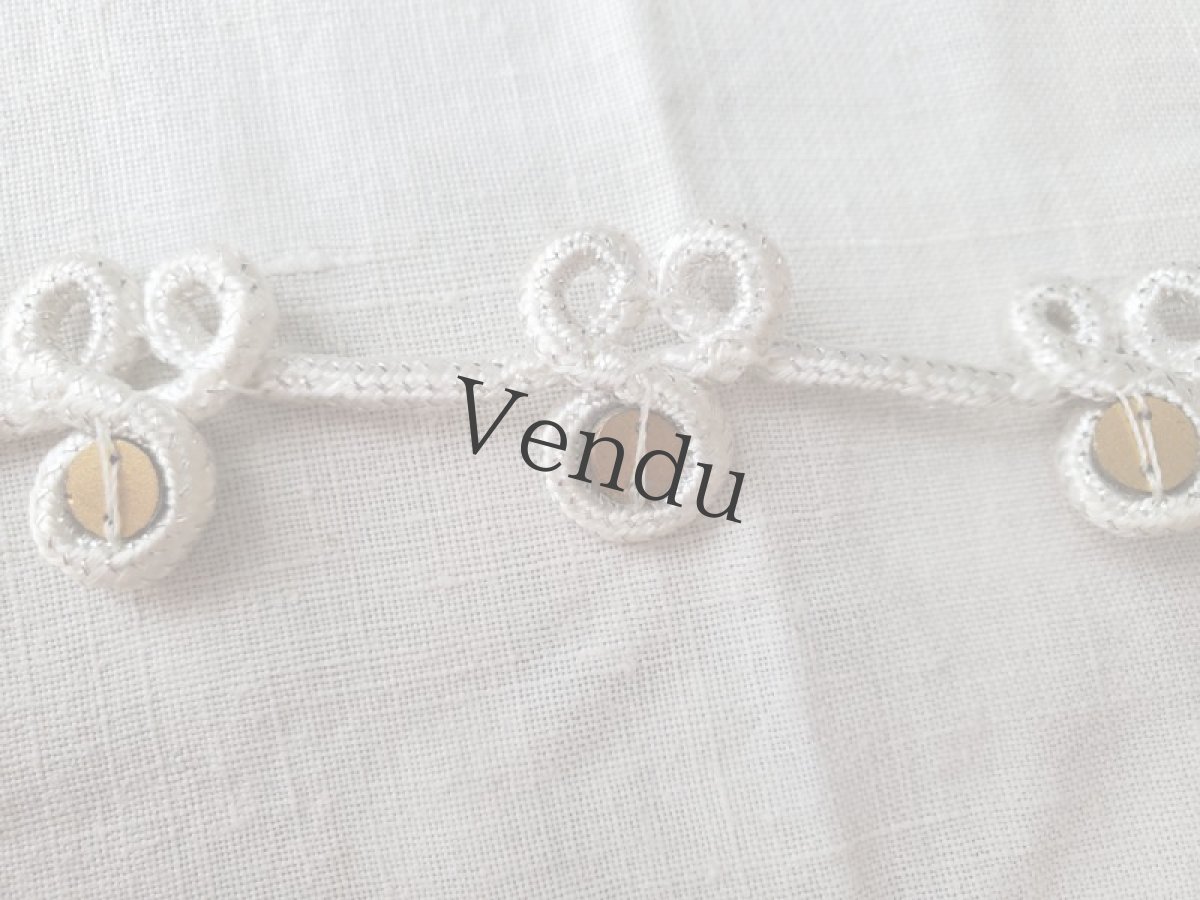 画像5: フランス蚤の市　ストラスつきのぐるぐるトリム (5)