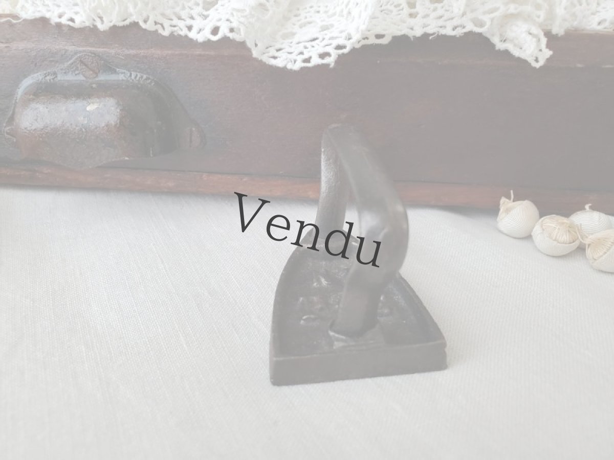 画像6: フランスアンティーク　アイアン製プチアイロン (6)