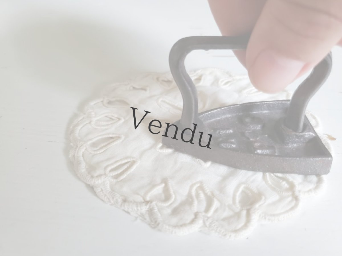 画像8: フランスアンティーク　アイアン製プチアイロン (8)