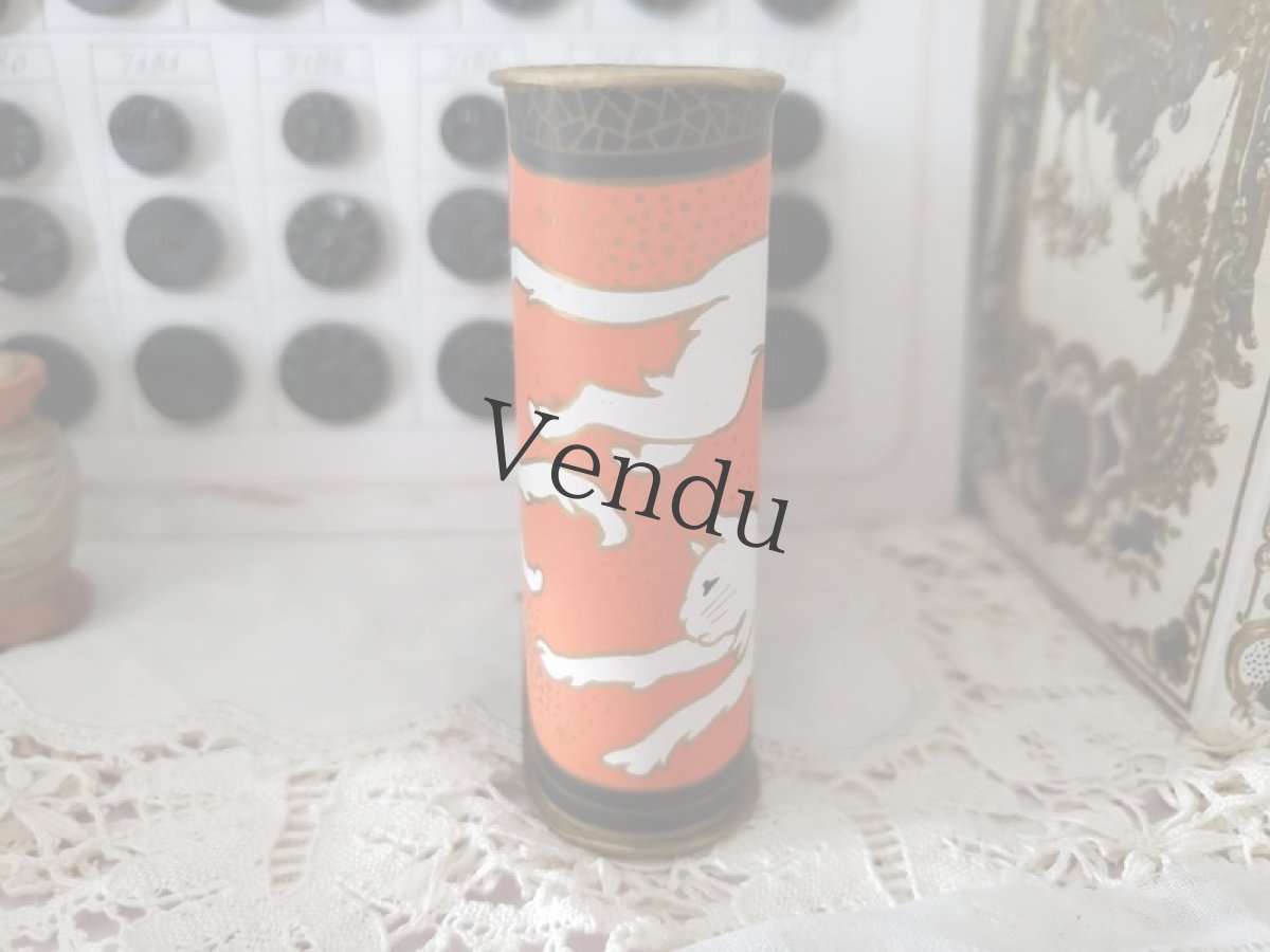 画像5: フランス 1900年代 アールヌーヴォー 美しい紙箱 Langues de Chats (5)