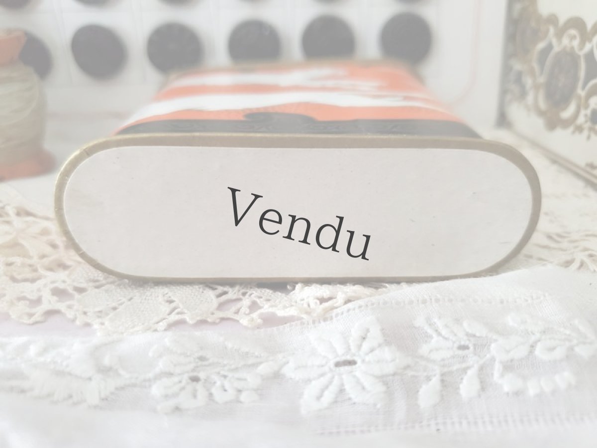 画像7: フランス 1900年代 アールヌーヴォー 美しい紙箱 Langues de Chats (7)