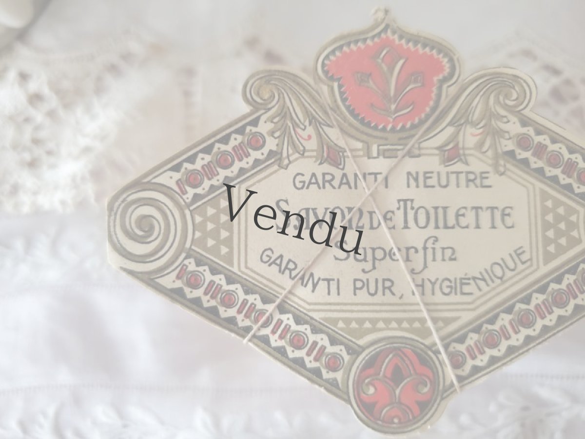 画像2: フランス 1920-1930年  Lot.石鹸ラベル SAVON de TOILETTE (2)