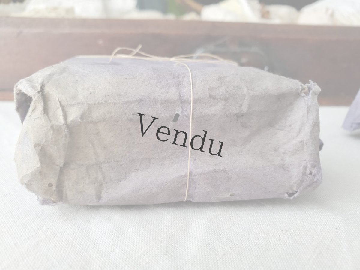 画像4: フランス 1900年前後 包み紙つき黒ボタンシート 9mm (4)