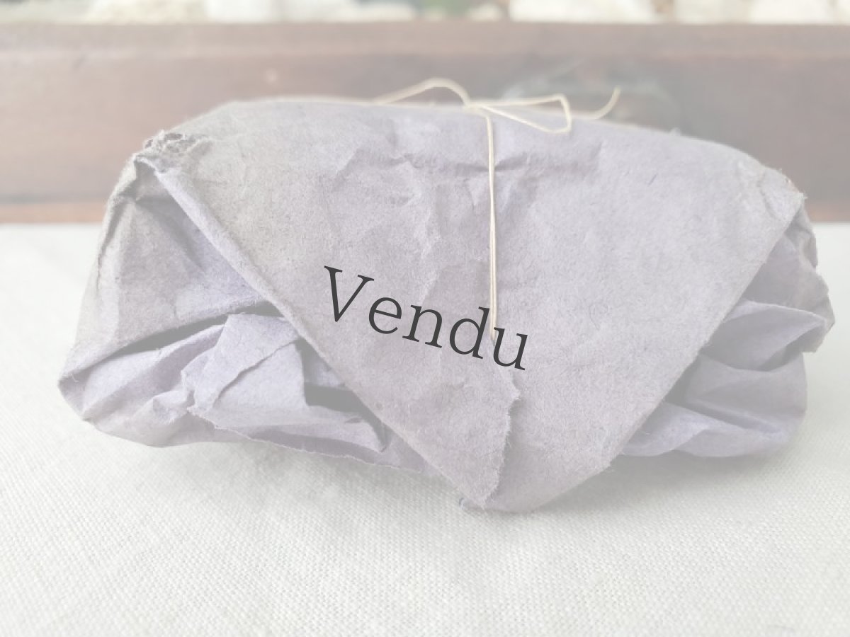 画像5: フランス 1900年前後 包み紙つき黒ボタンシート 9mm (5)