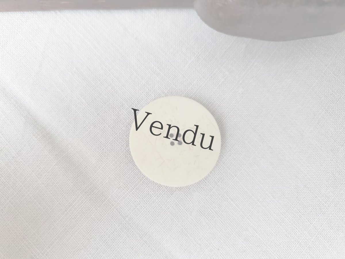 画像5: フランス 1910-1930年 アールデコ ガラリットボタン トリコロール 27mm (5)