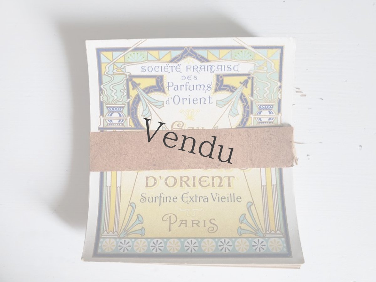 画像3: フランス 1920-1930年  Lot.オードコロンラベル Paris  Eau de COLOGNE D'ORIENT (3)