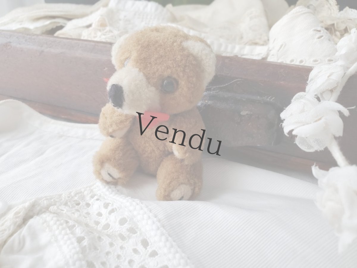 画像2: フランスヴィンテージ　小さなくまのぬいぐるみ (2)