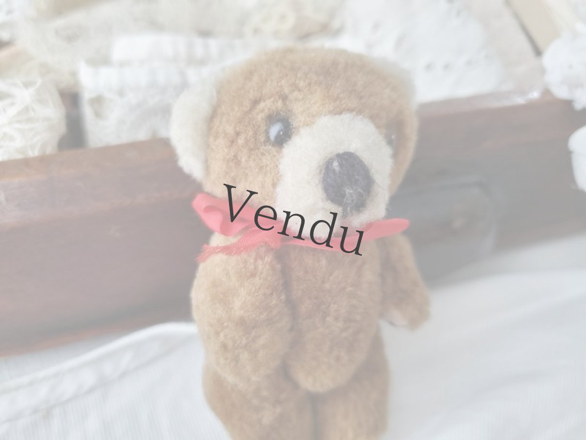 画像5: フランスヴィンテージ　小さなくまのぬいぐるみ (5)