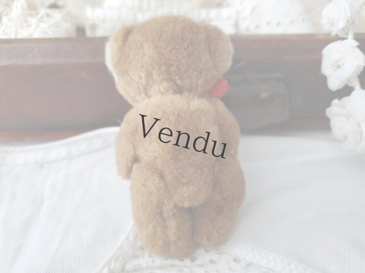 画像6: フランスヴィンテージ　小さなくまのぬいぐるみ (6)