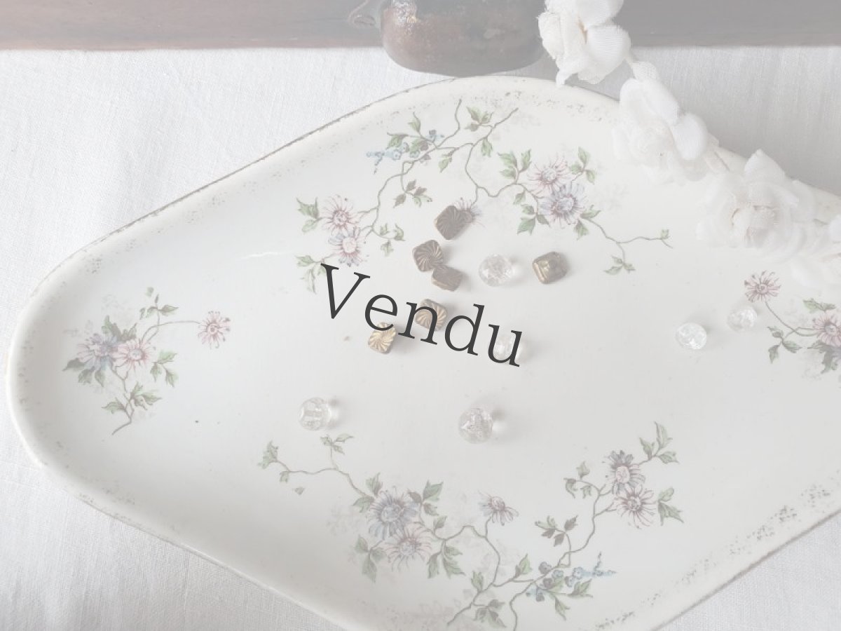 画像6: フランスアンティーク　極小ガラスボタン 6個セット 8-9mm (6)