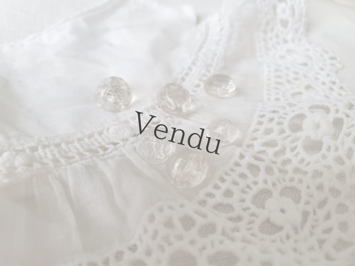 画像2: フランスアンティーク　極小ガラスボタン 6個セット 8-9mm (2)