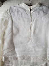 画像10: フランス 1940-50年代 コミュニオン衣装小物一式 （ドレス、ヘッドリース、ヴェール、ボネ、リボン etc） (10)