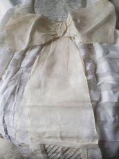 画像11: フランス 1940-50年代 コミュニオン衣装小物一式 （ドレス、ヘッドリース、ヴェール、ボネ、リボン etc） (11)