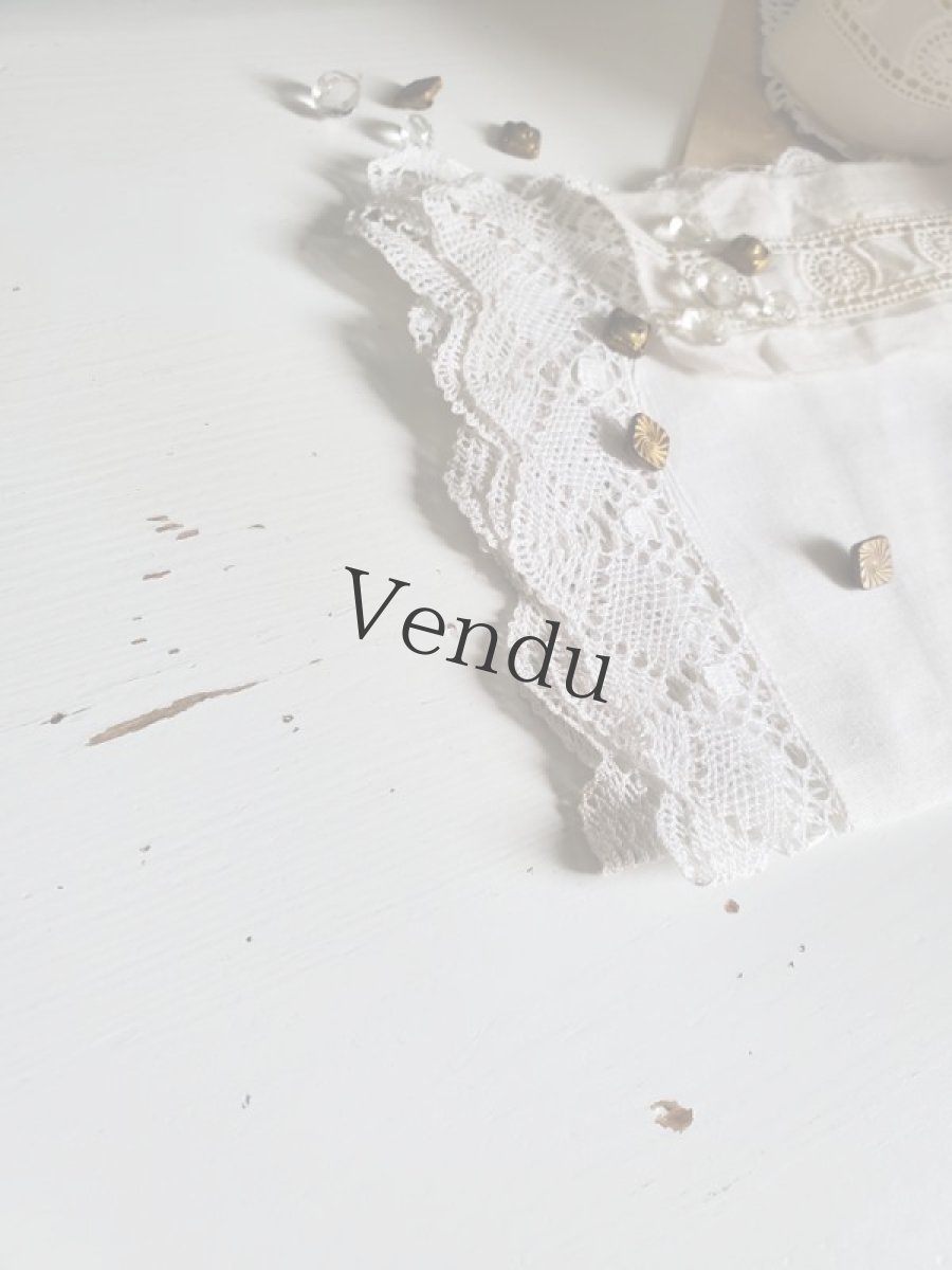 画像7: フランスアンティーク　極小ガラスボタン 6個セット 8-9mm (7)