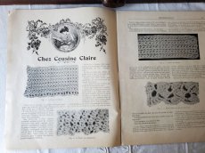 画像4: フランスアンティーク女性誌 Mademoiselle 1912 1er Août (4)