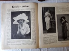 画像8: フランスアンティーク女性誌 Mademoiselle 1912 1er Août (8)