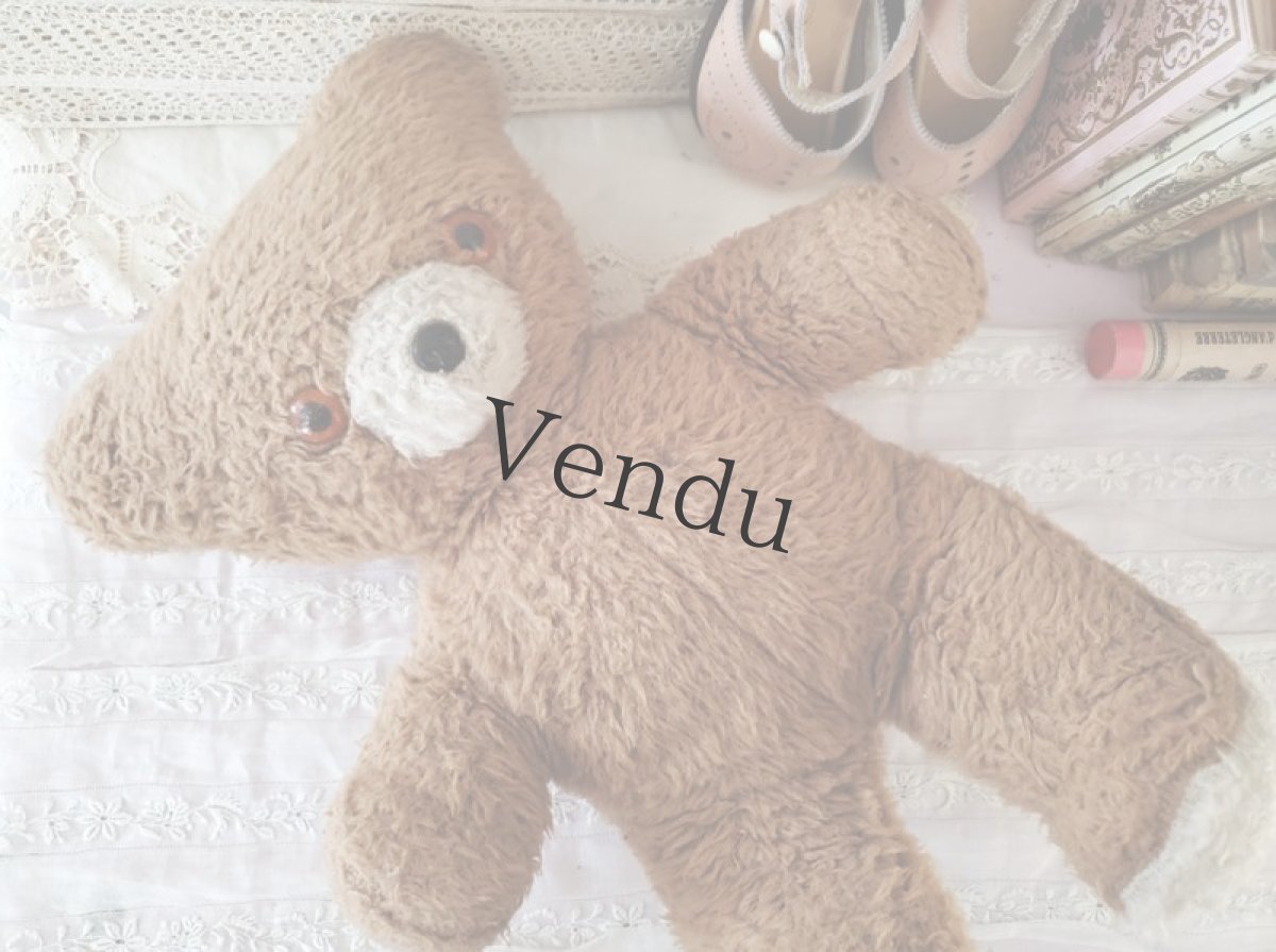 画像7: フランス 1960-70年代　Coucou!くまのぬいぐるみ (7)