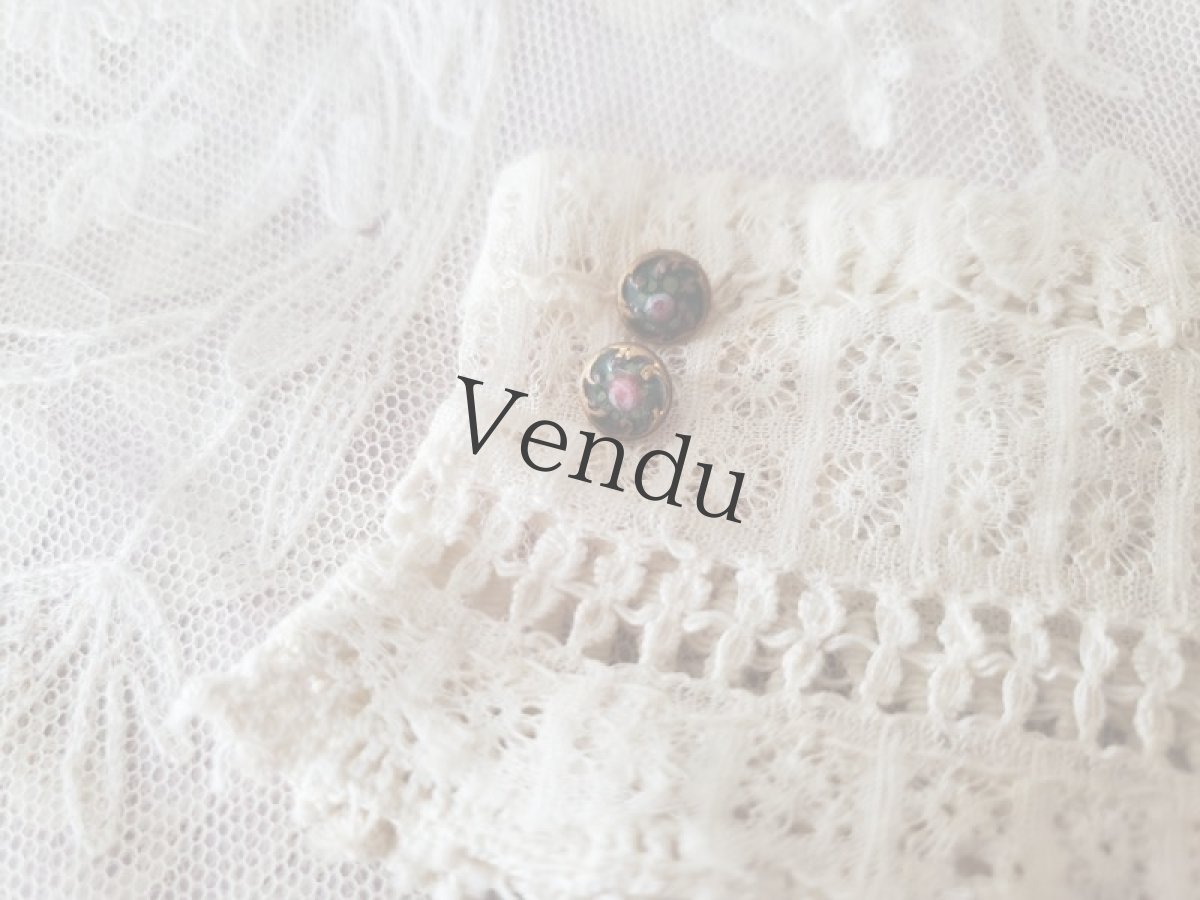 画像4: フランスアンティーク　ドール用 極小エマイユボタン 7mm (4)