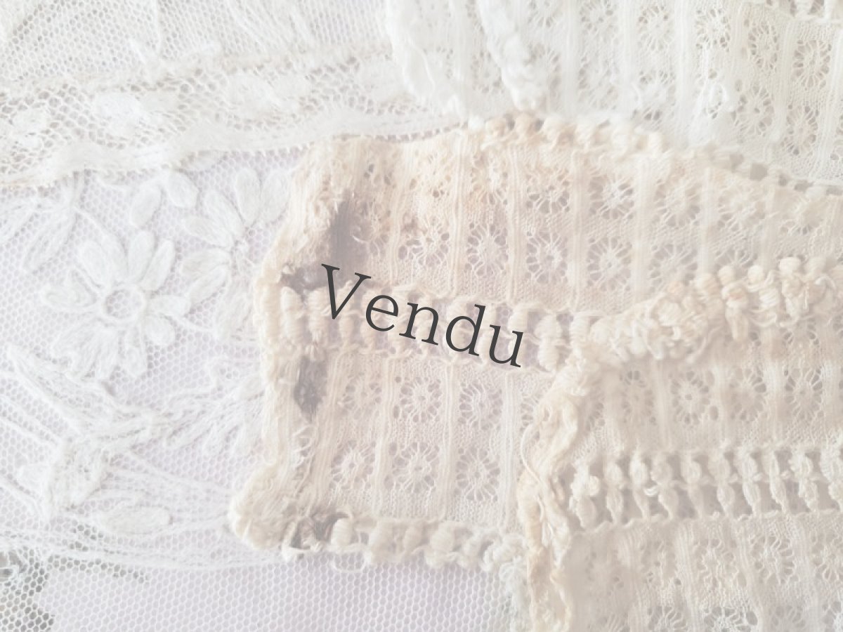 画像8: フランスアンティーク　端切れ３点セット (8)