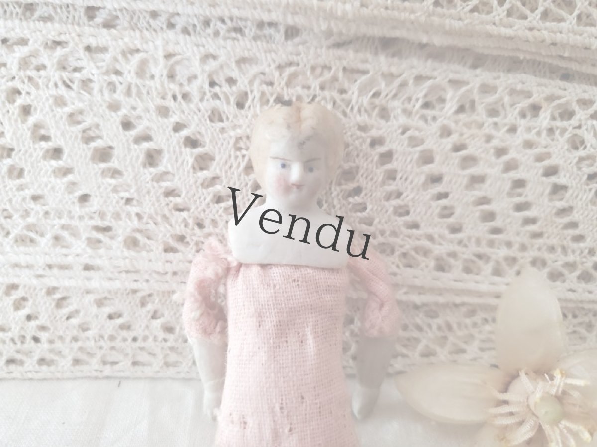 画像2: ドイツアンティーク　ビスクドール  ミニョネット (2)