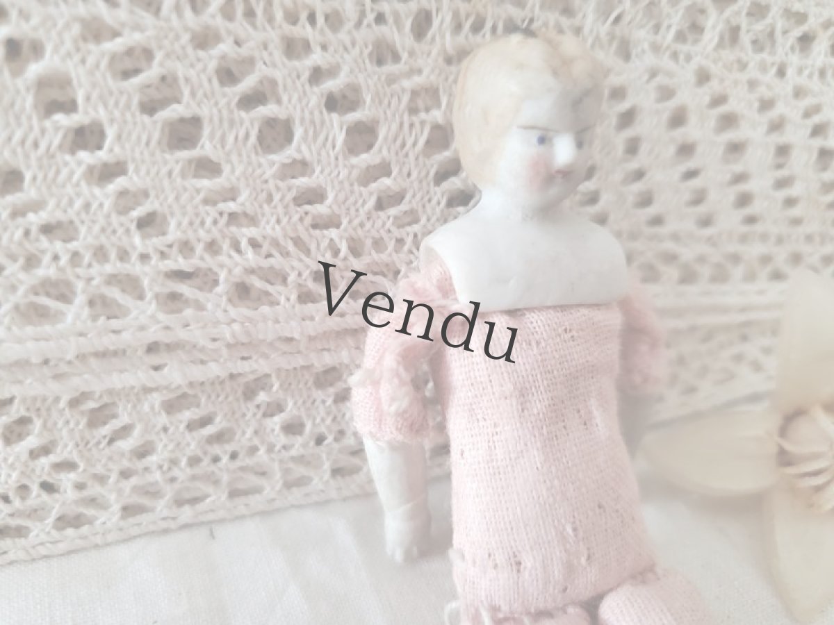 画像5: ドイツアンティーク　ビスクドール  ミニョネット (5)