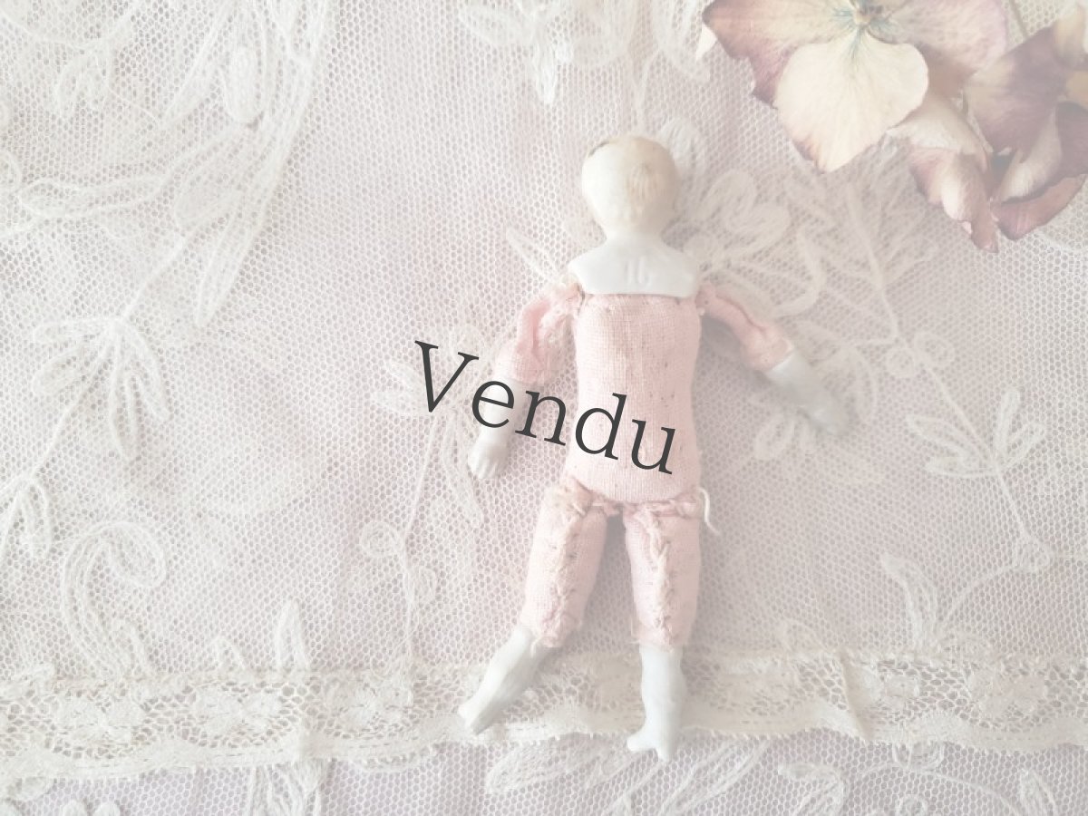 画像7: ドイツアンティーク　ビスクドール  ミニョネット (7)