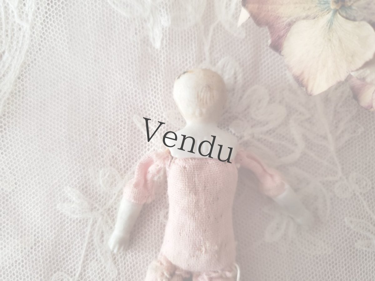 画像8: ドイツアンティーク　ビスクドール  ミニョネット (8)