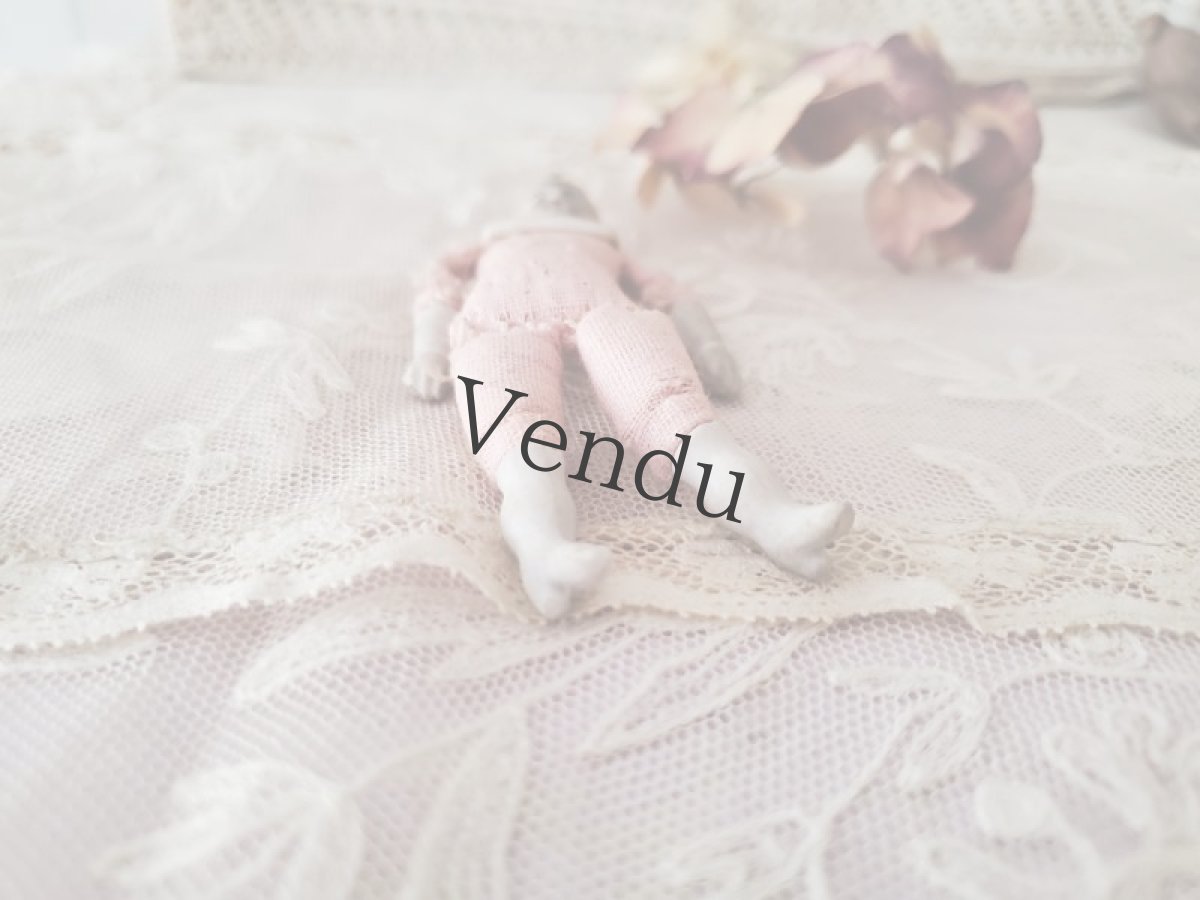 画像10: ドイツアンティーク　ビスクドール  ミニョネット (10)