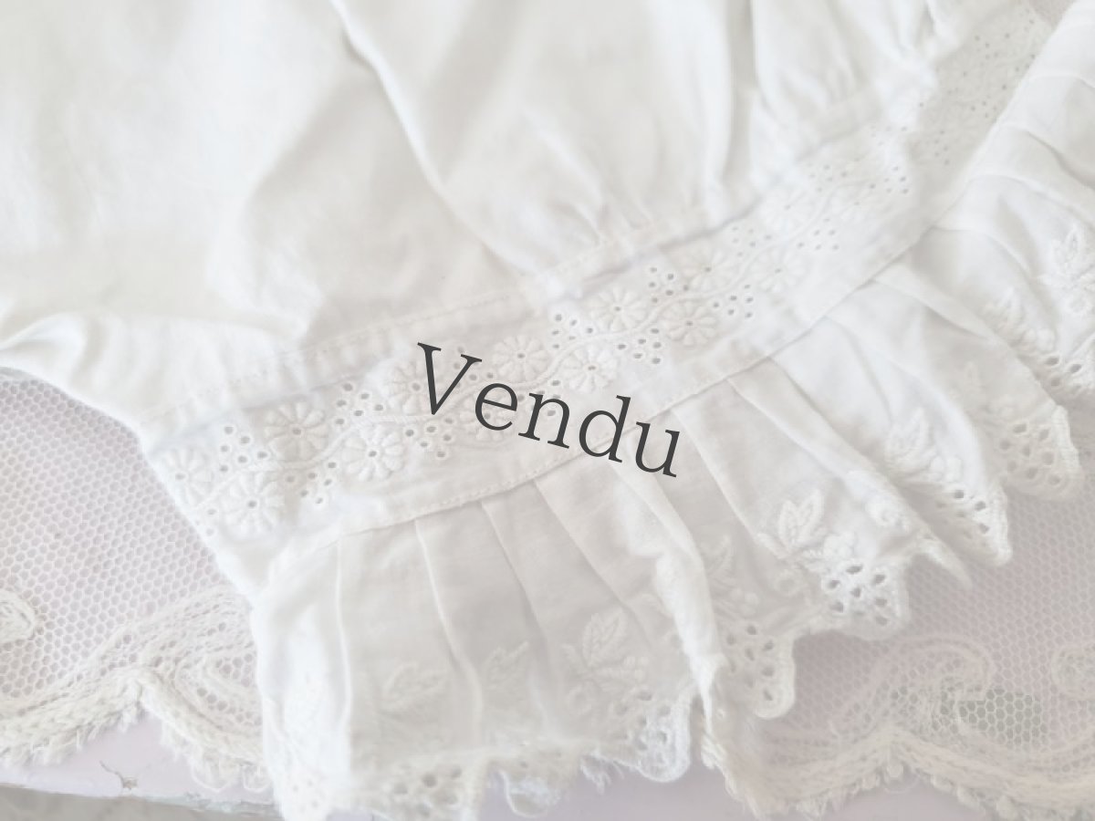 画像7: フランスアンティーク　少女Rのキュロット (7)