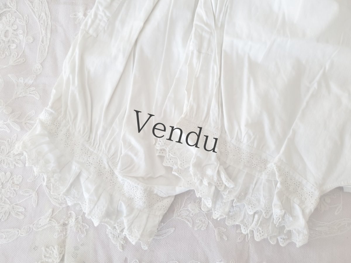 画像4: フランスアンティーク　少女Rのキュロット (4)