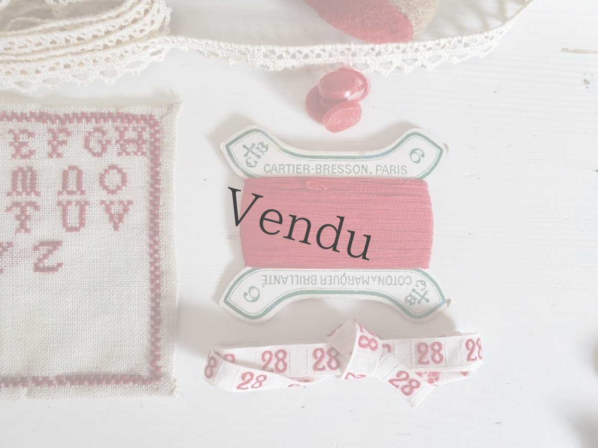 画像3: フランスアンティーク　メルスリーセット《Rouge》 (3)