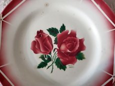 画像3: フランスアンティーク　ディゴアン サルグミンヌ　ばらのお皿２枚セット (3)