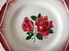 画像12: フランスアンティーク　ディゴアン サルグミンヌ　ばらのお皿２枚セット (12)