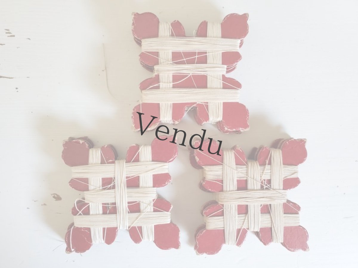 画像6: フランスアンティーク　CARTE NECTAR リネン糸巻き 120 (6)