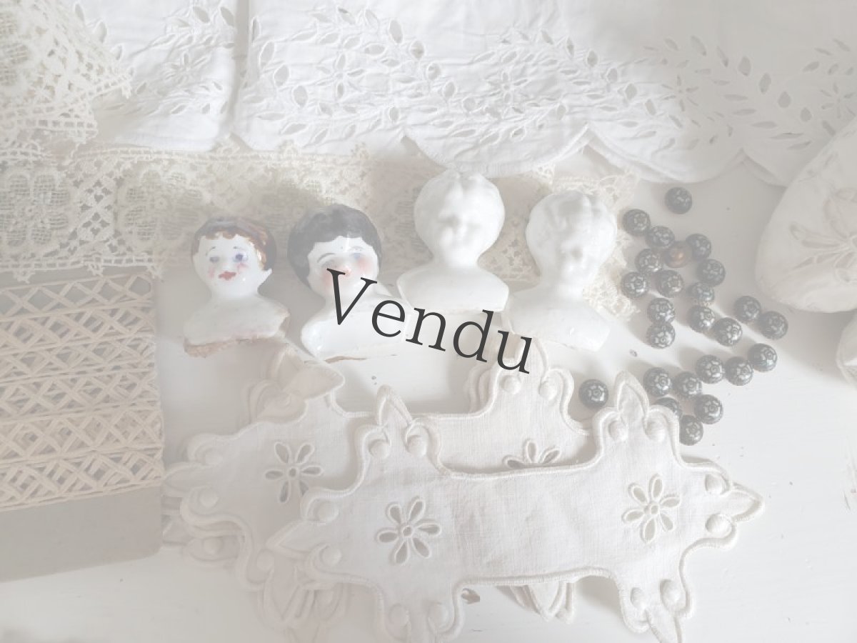 画像9: フランスアンティーク　カットワーク刺繍モチーフ　5枚セット (9)