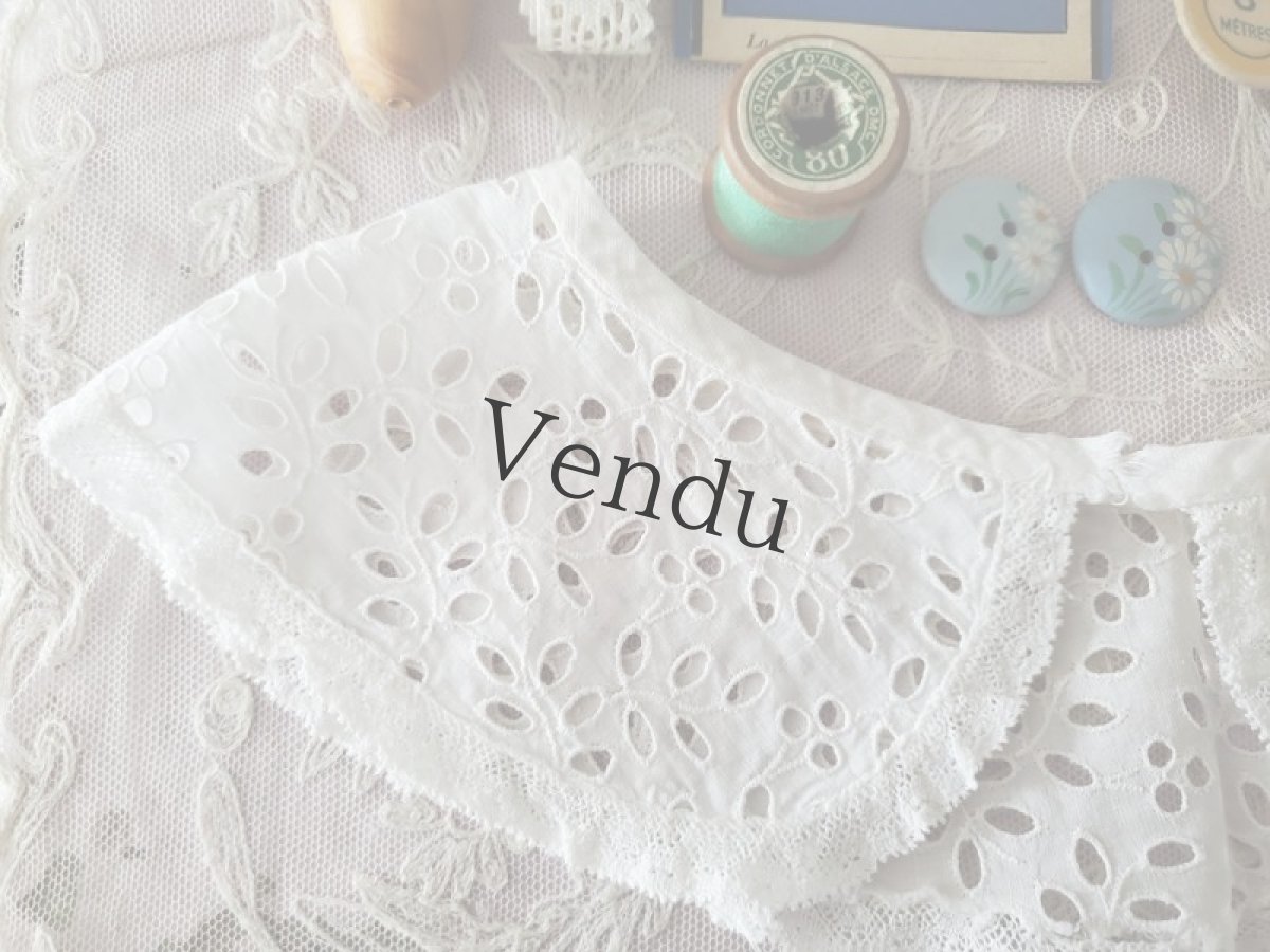 画像5: フランスヴィンテージ　小さなパニエ入り メルスリーセット (5)