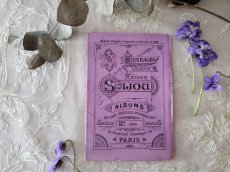 画像1: フランスアンティーク　MAISON SAJOU 刺繍アルファベット図案 Album No.106 (1)