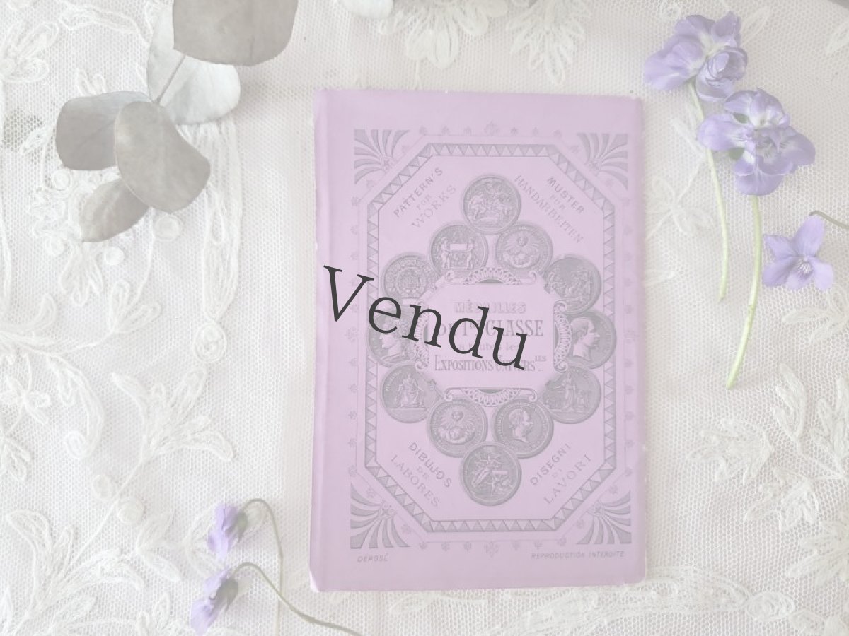 画像5: フランスアンティーク　MAISON SAJOU 刺繍アルファベット図案 Album No.106 (5)