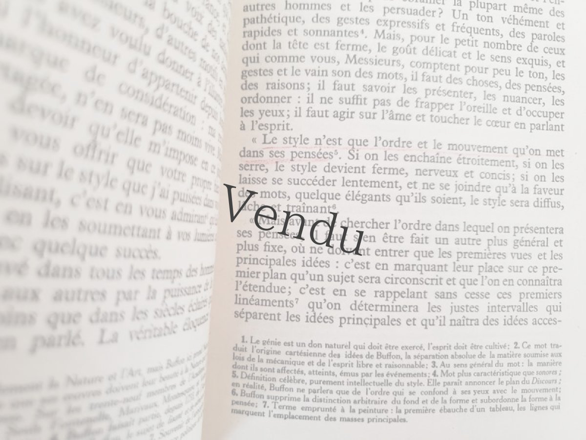 画像10: フランス 1934年 本　Buffon "Pages Choisies" - CLASSIQUES LAROUSSE _ Paris (10)