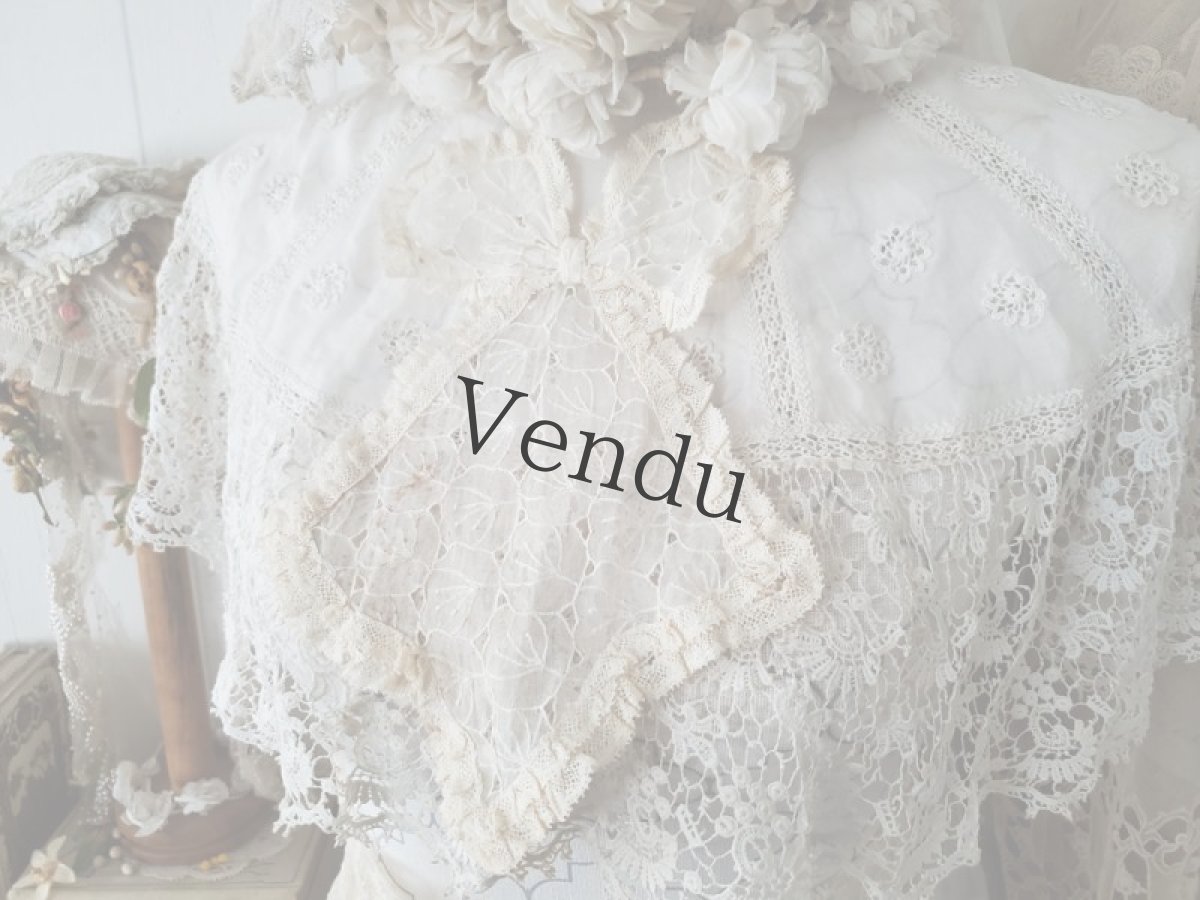 画像6: フランスアンティーク　可愛いジャボ (6)