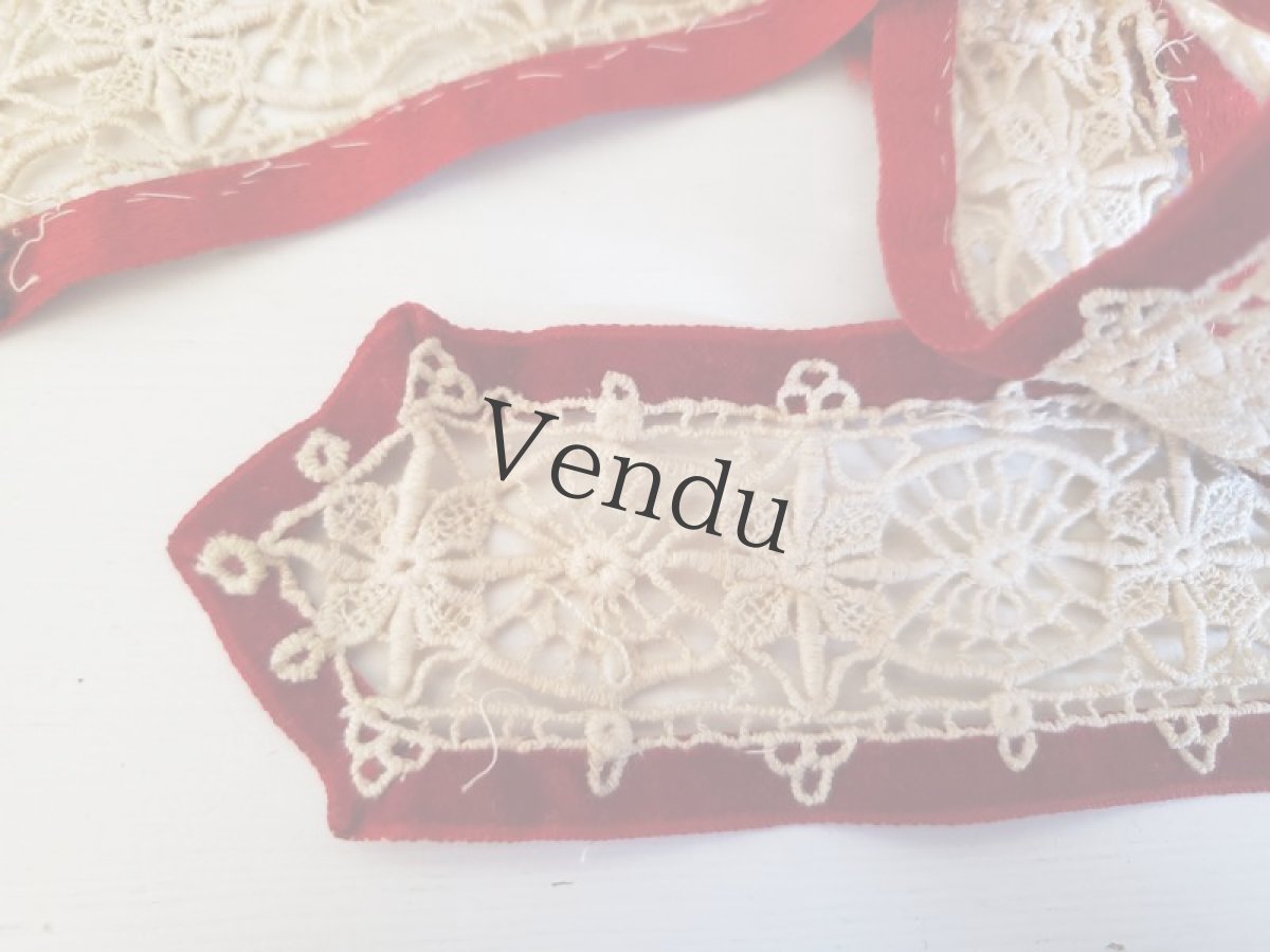 画像5: フランス 1900-40年 紙袋入りのレースブレード (5)