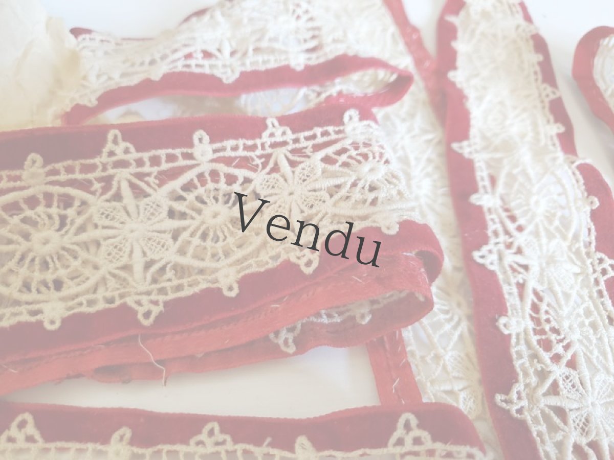 画像6: フランス 1900-40年 紙袋入りのレースブレード (6)