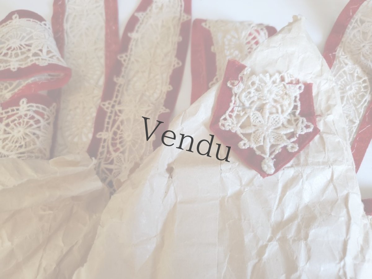 画像7: フランス 1900-40年 紙袋入りのレースブレード (7)