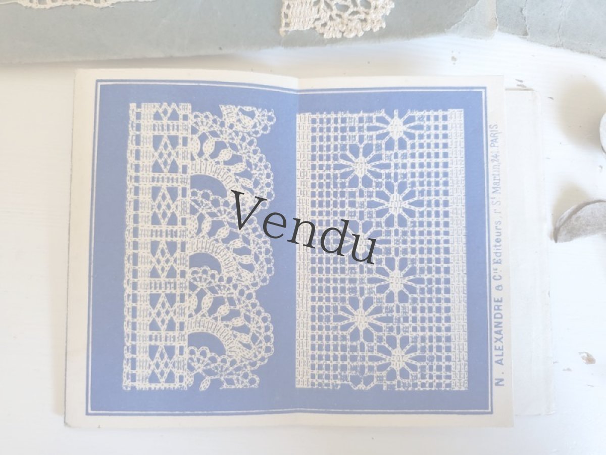 画像4: フランスアンティーク　ちいさなレース図案 CARTIER-BRESSON (4)