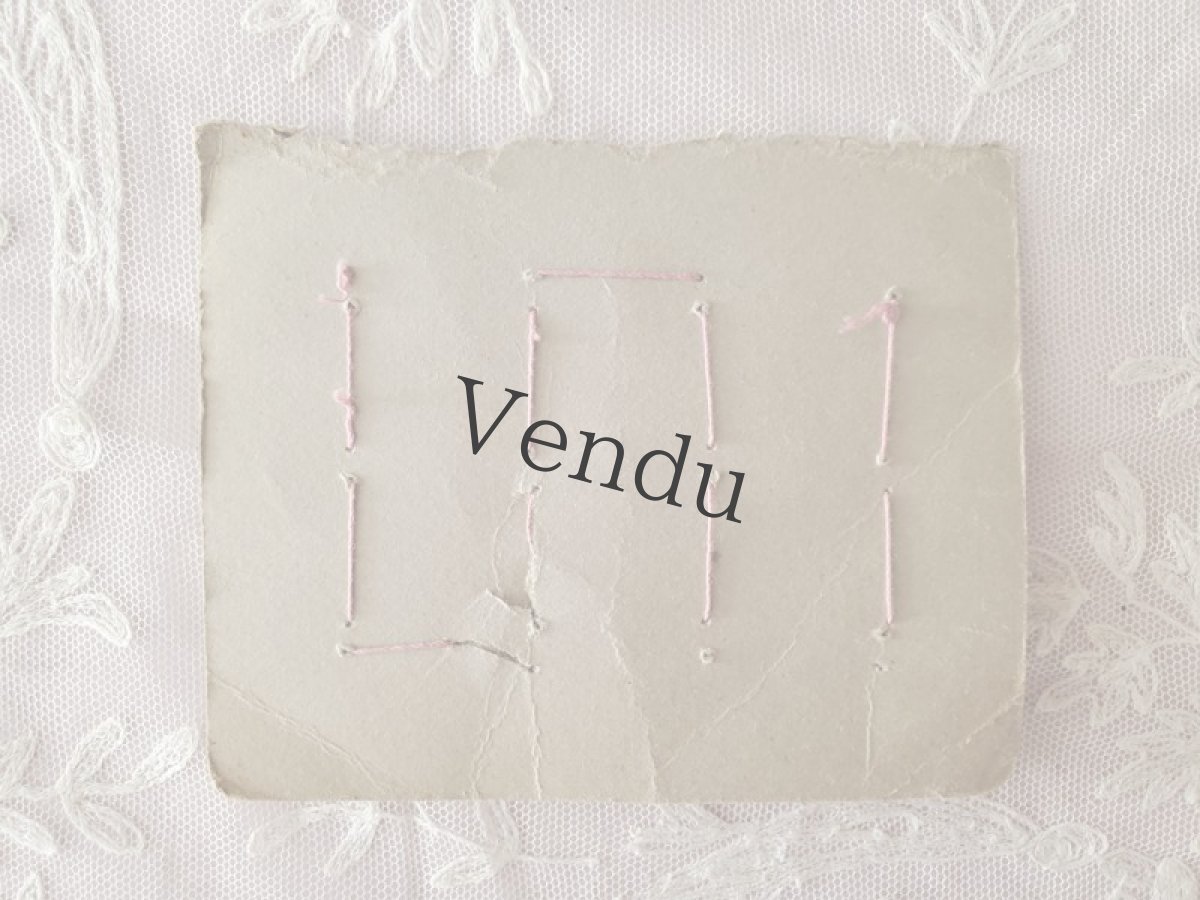 画像5: フランスヴィンテージ　プラスティックボタンシート Bleu passé (5)