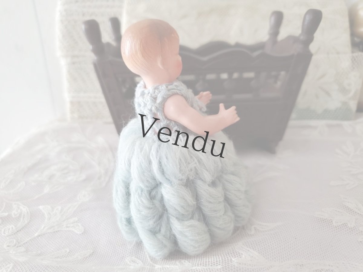 画像9: フランスアンティーク セルロイドベビー人形 Petit baigneur (9)