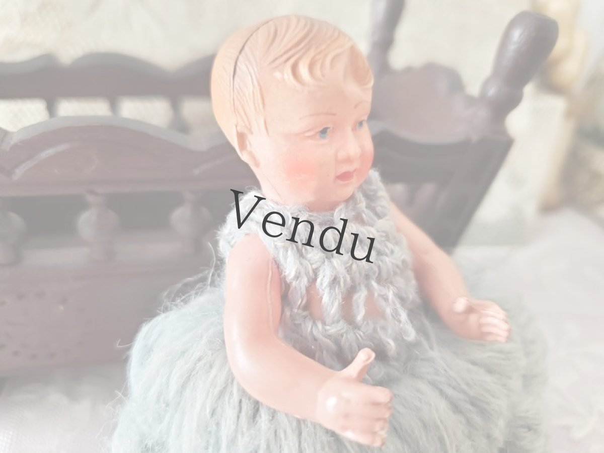 画像8: フランスアンティーク セルロイドベビー人形 Petit baigneur (8)